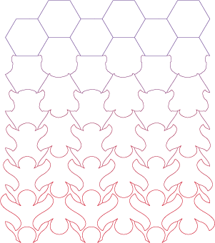 Hyperbolic tessellation software